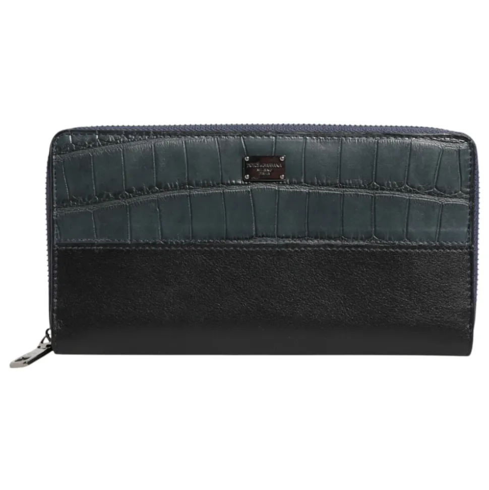 Portefeuille Continental Homme en Cuir Exotique