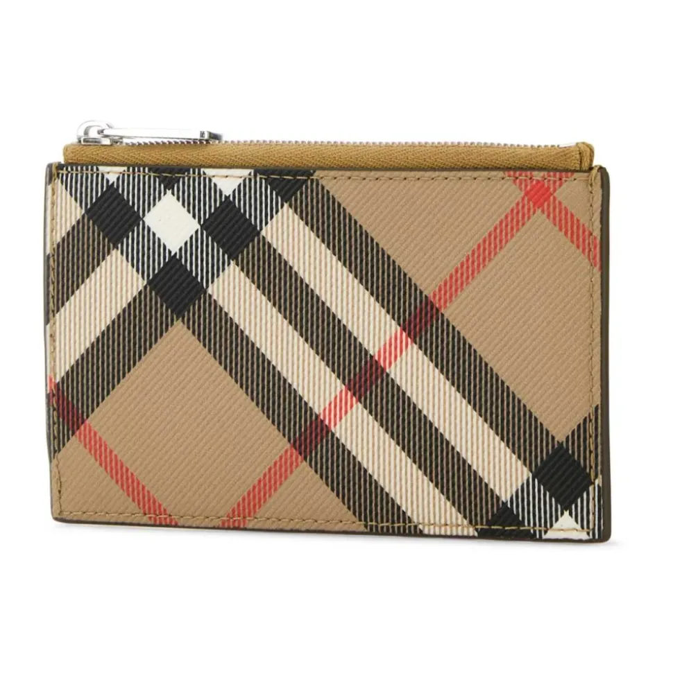 Portefeuille à motif Check