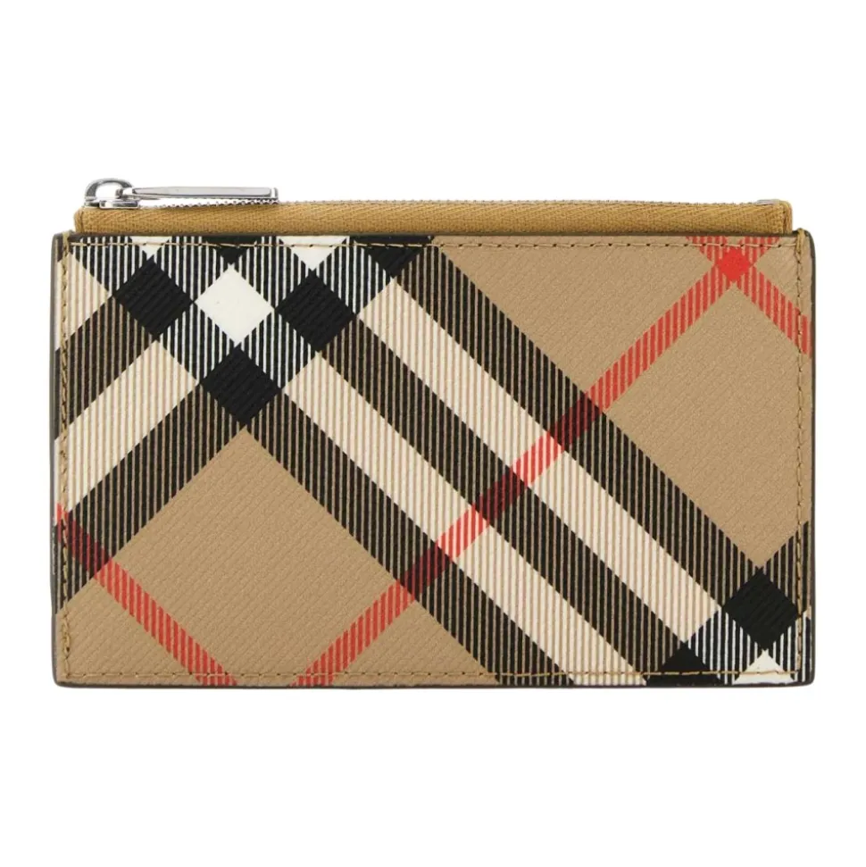 Portefeuille à motif Check