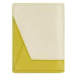 Portefeuille/Porte-cartes Bicolore en Cuir