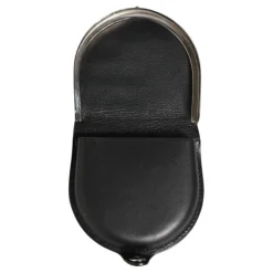 Porte-monnaie en Cuir de Crocodile Noir