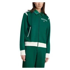 Premium Track Top Collegiate Green Chemise Élégante