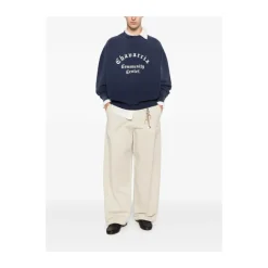 Print Detail Crew Neck Sweater
