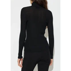 Pull à col roulé en laine