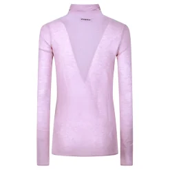 Pull à col roulé en maille mousse