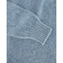 Pull en alpaga à encolure bateau