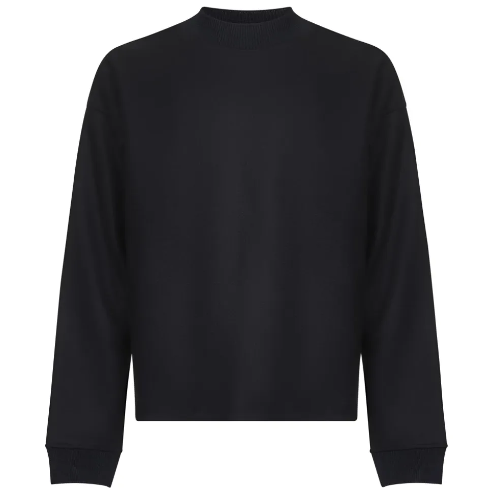Pull en Laine Bleu Côtelé