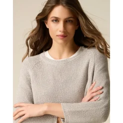 Pull en maille lurex
