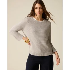 Pull en maille lurex