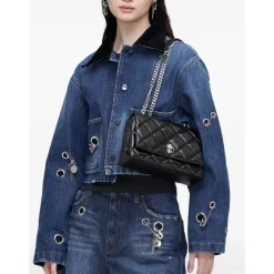 Quilted Dual Convertible Shoulder Bag