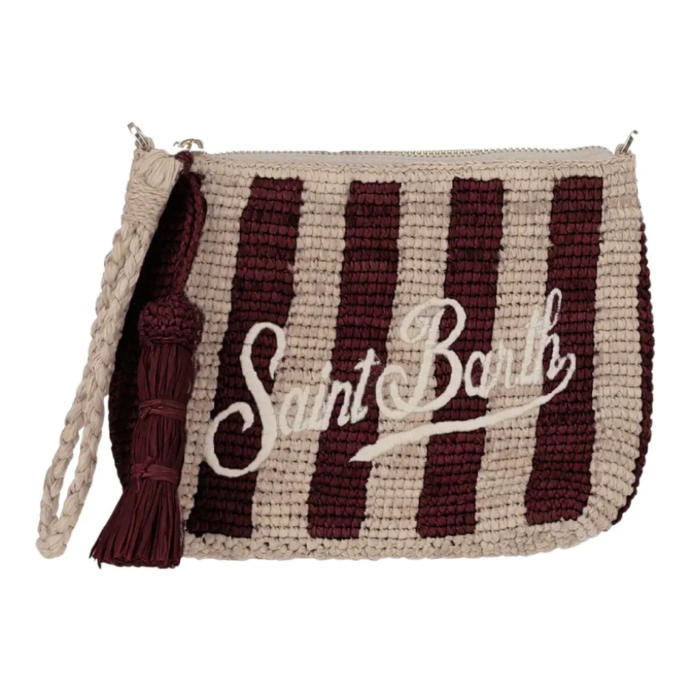 Rafiya Clutch with Logo