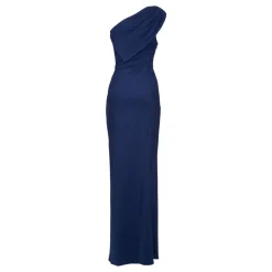 Red Carpet Asymmetrical Jersey Dress