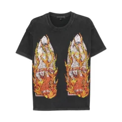 Rhinestone Flame Glass Jersey