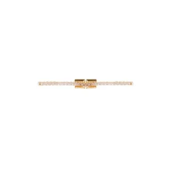 Rhinestone Necklace with Logo