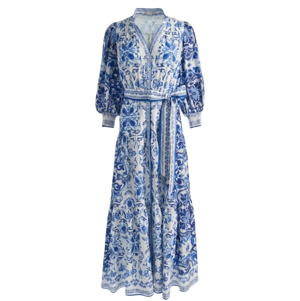 Robe chemise Cora à volants