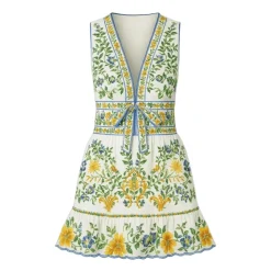 Robe courte Emily à imprimé floral