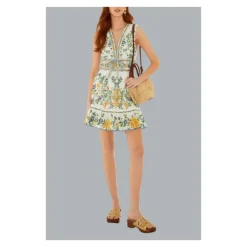 Robe courte Emily à imprimé floral