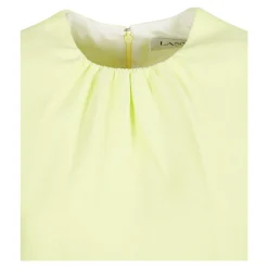 Robe courte à encolure froncée