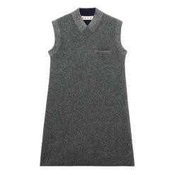 Robe courte en laine avec détails Lurex