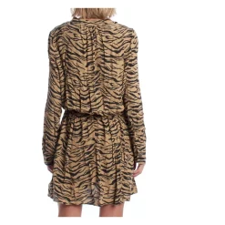 Robe Courte à Imprimé Animal