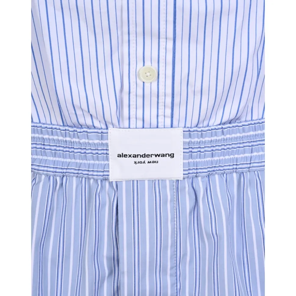 Robe décolletée avec ceinture boxer