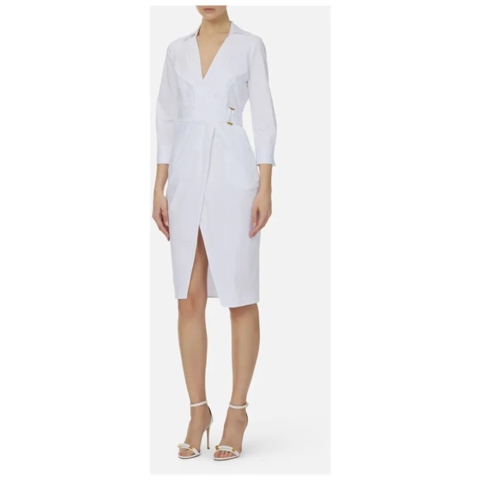 Robe en coton stretch