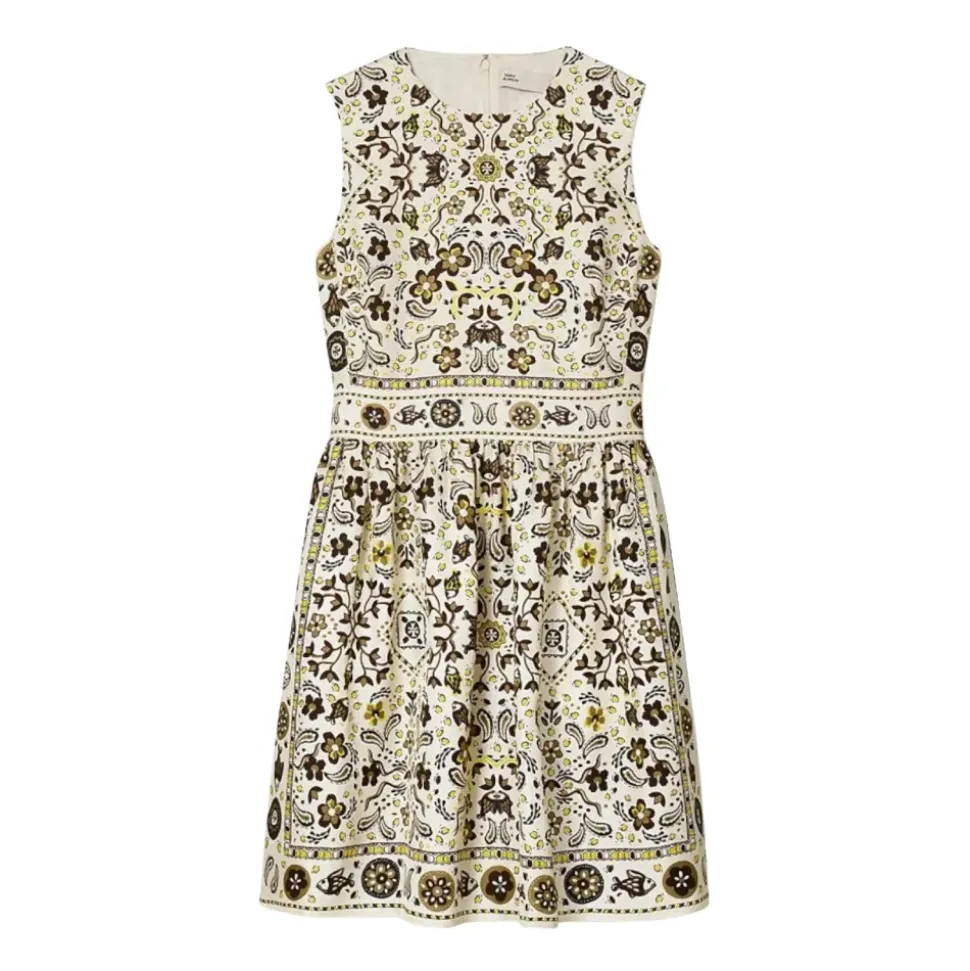 Robe en jersey à motif
