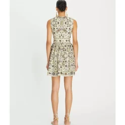 Robe en jersey à motif