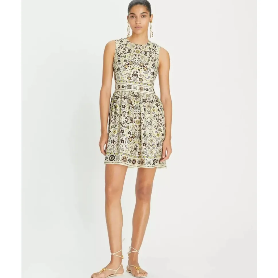 Robe en jersey à motif