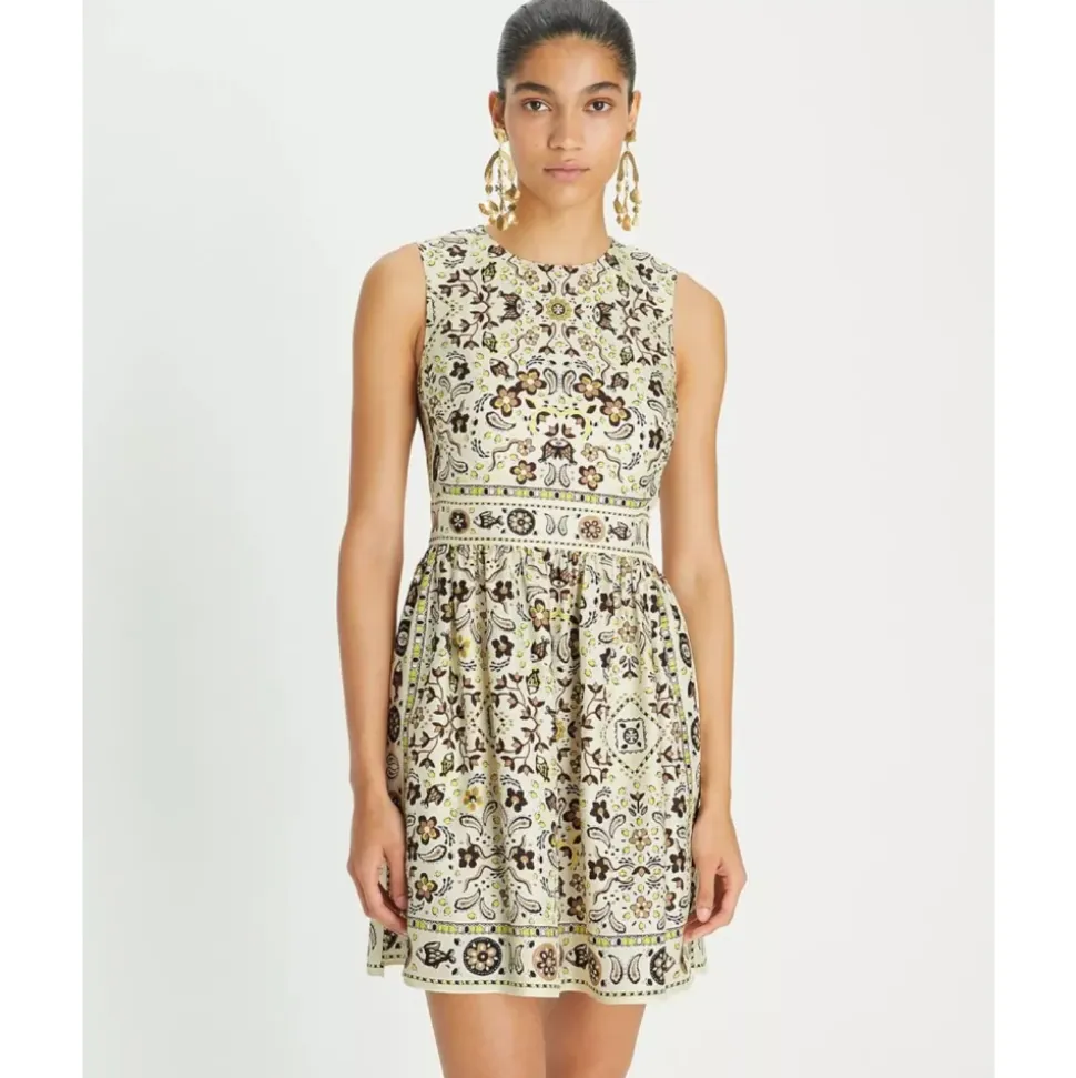 Robe en jersey à motif