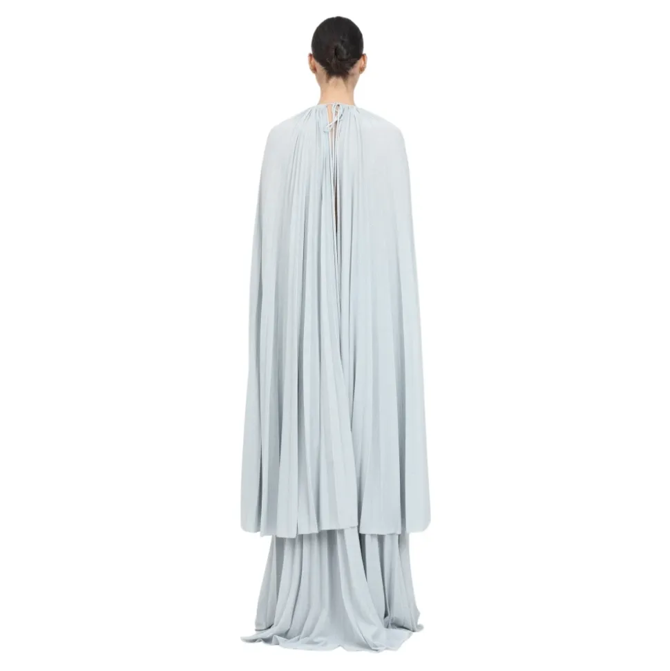 Robe Maxi Plissée avec Chaîne