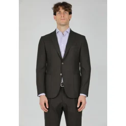 Robe Micro Damier en Laine Stretch