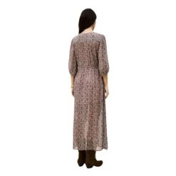 Robe Midi Tunisienne à Col en V