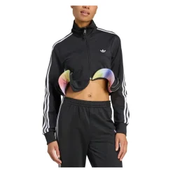 Ruffle Track Top Noir Extravaganza
