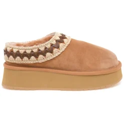 Sabot Plateforme en Cuir Daim