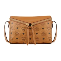 Sac à bandoulière 3D en mélange de cuir Visetos