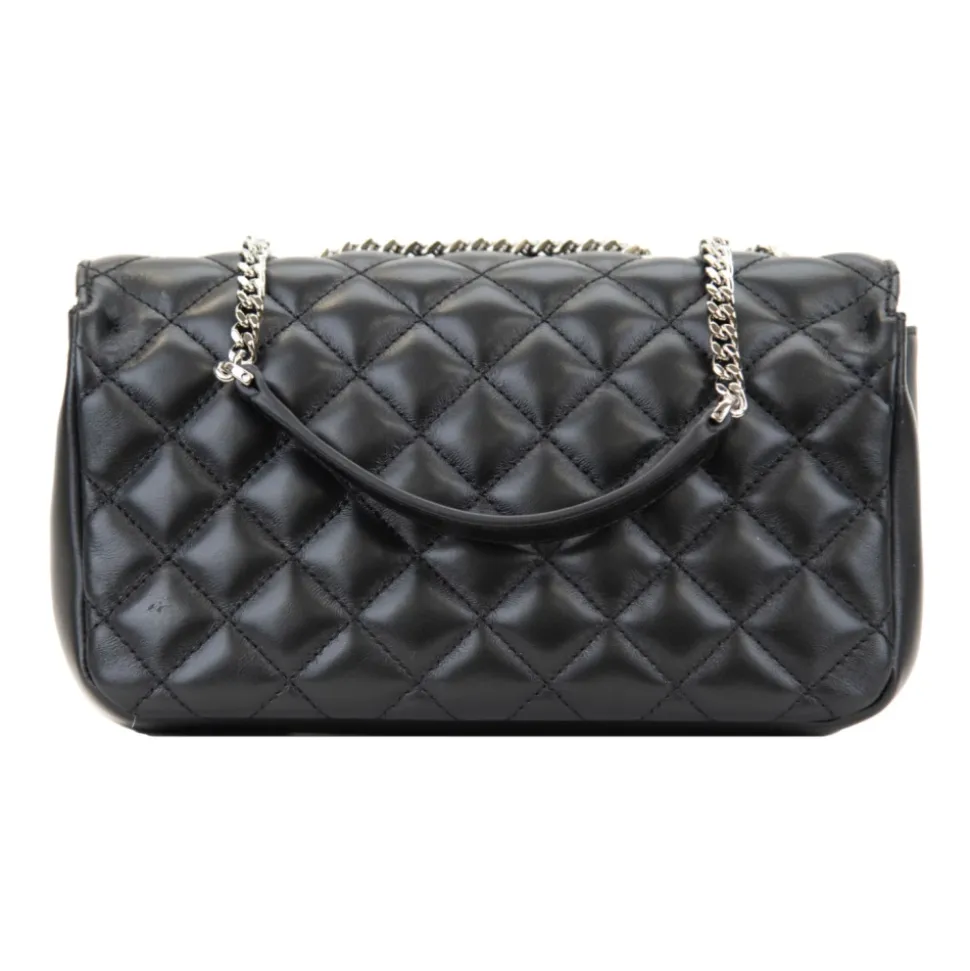 Sac à bandoulière en cuir matelassé Fermeture magnétique