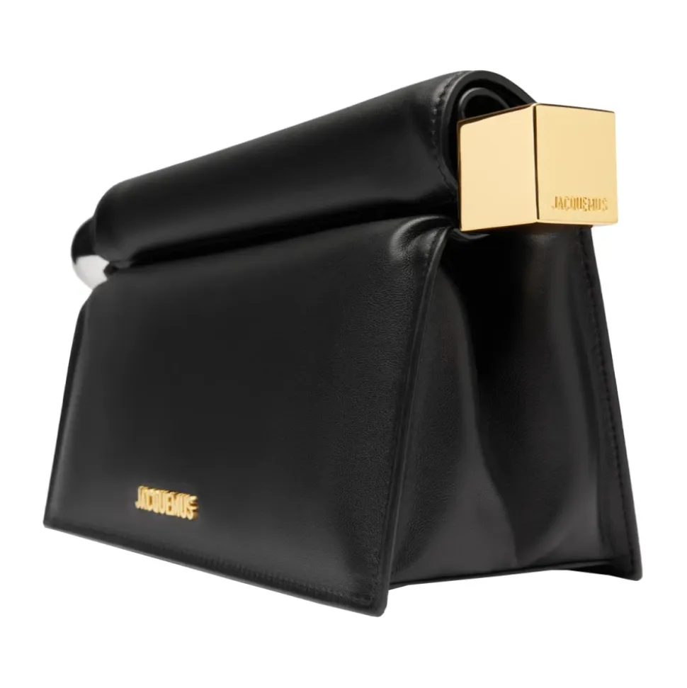 Sac Bandoulière en Cuir Noir