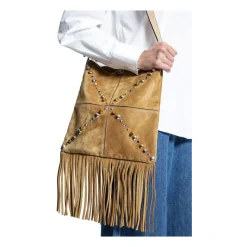 Sac bandoulière à franges Nellcôte