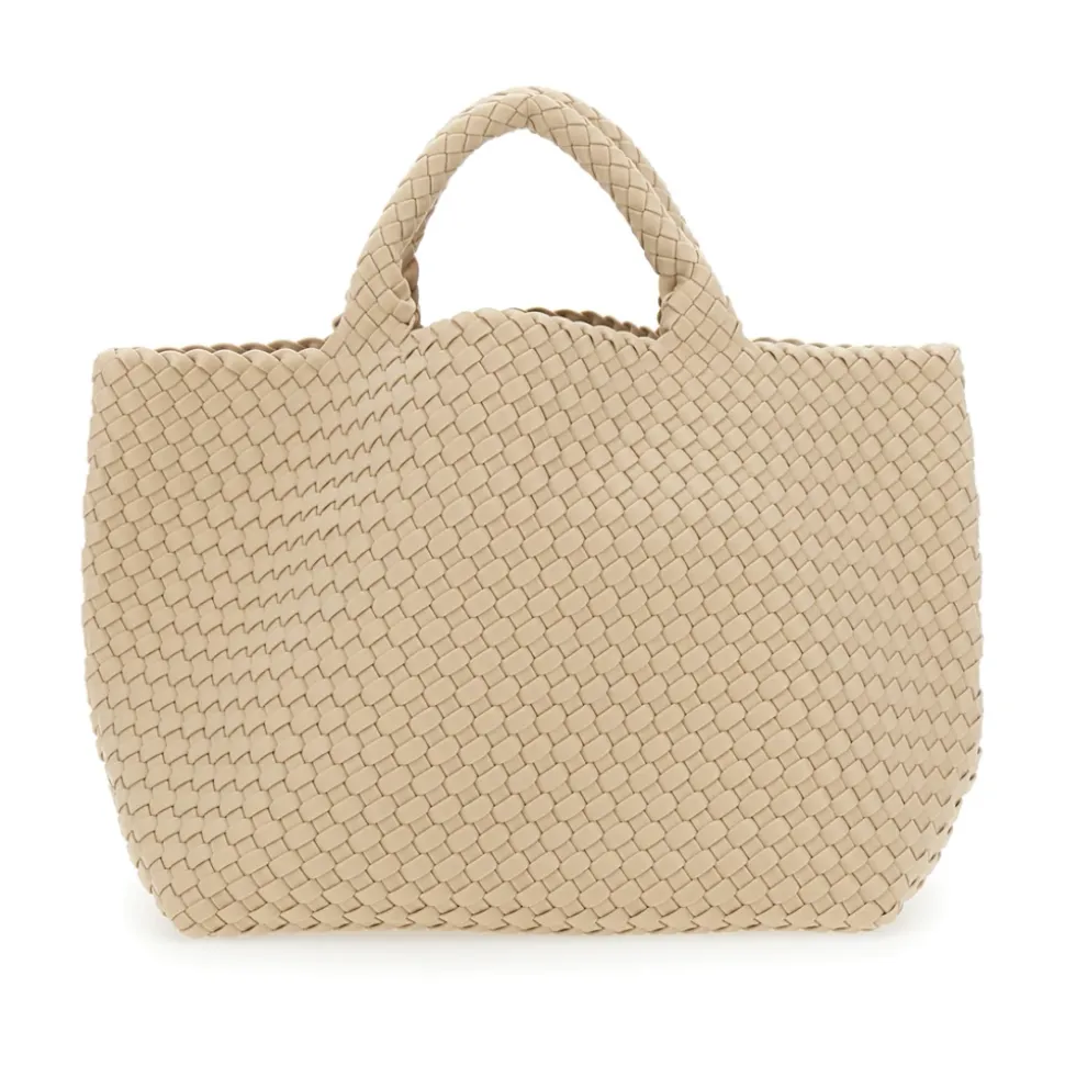 Sac Beige avec Design Tissé Femme