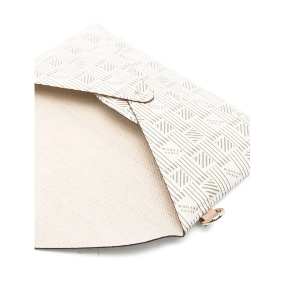 Sac Beige en Toile avec Matériel Doré