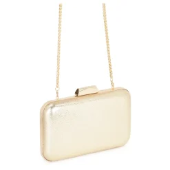 Sac boîte rigide doré