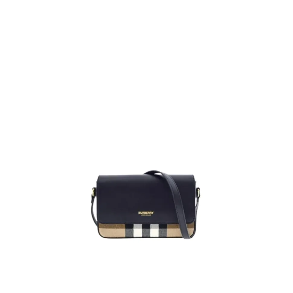 Sac compact House Check en Noir