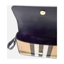 Sac compact House Check en Noir