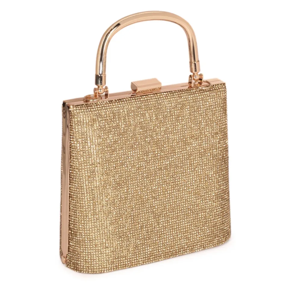 Sac de soirée brillant avec une poignée