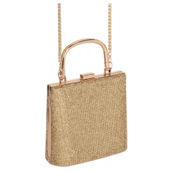 Sac de soirée brillant avec une poignée