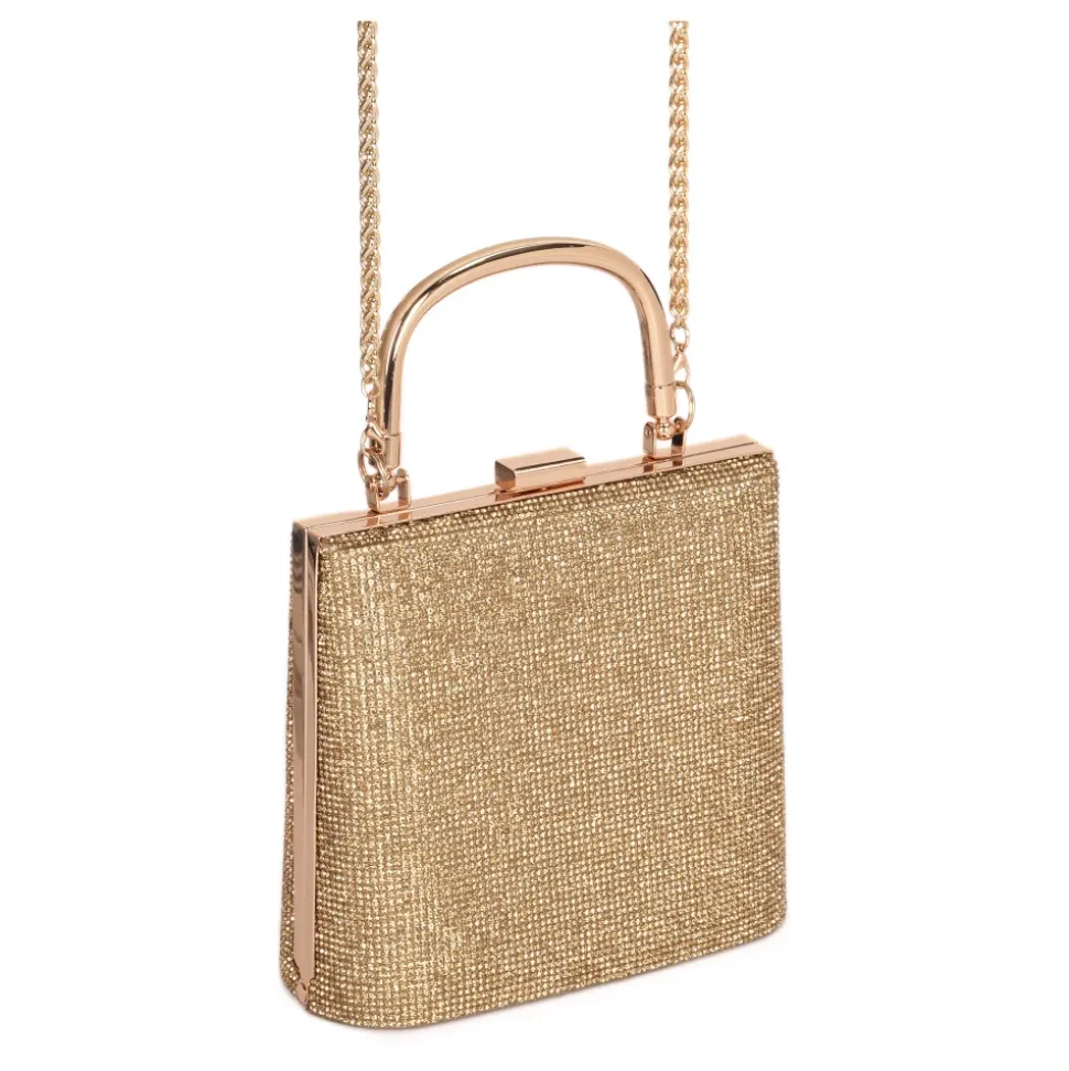 Sac de soirée brillant avec une poignée