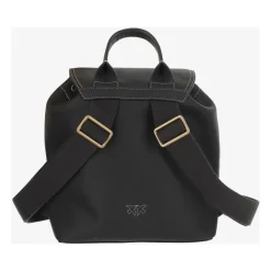 Sac à dos en cuir avec broderie Love Birds