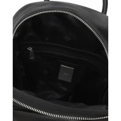 Sac à dos en cuir noir
