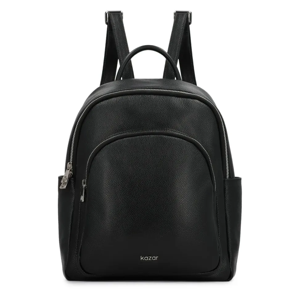 Sac à dos en cuir noir